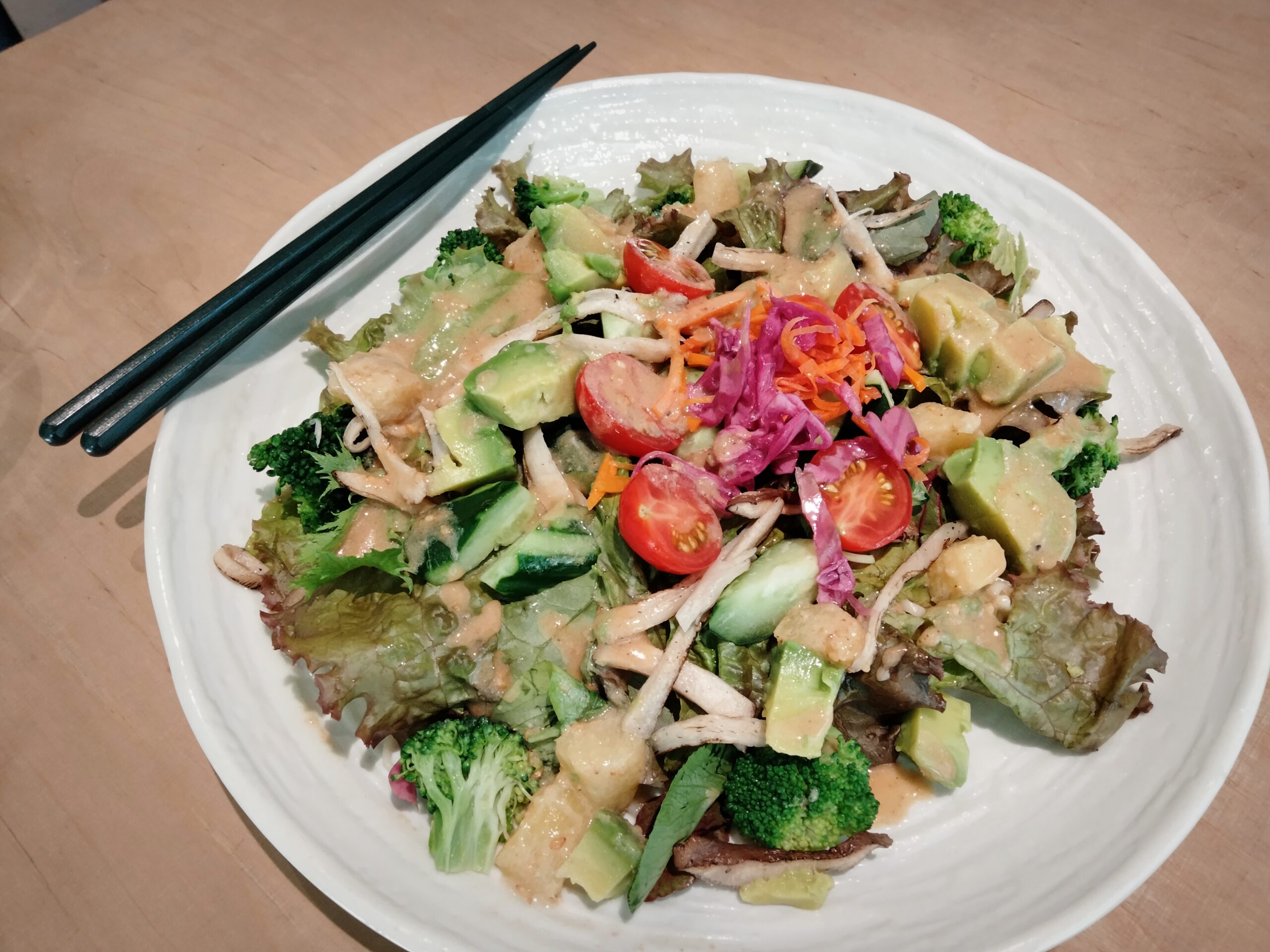 冷製サラダラーメン Cold Salad Ramen ￥1,300