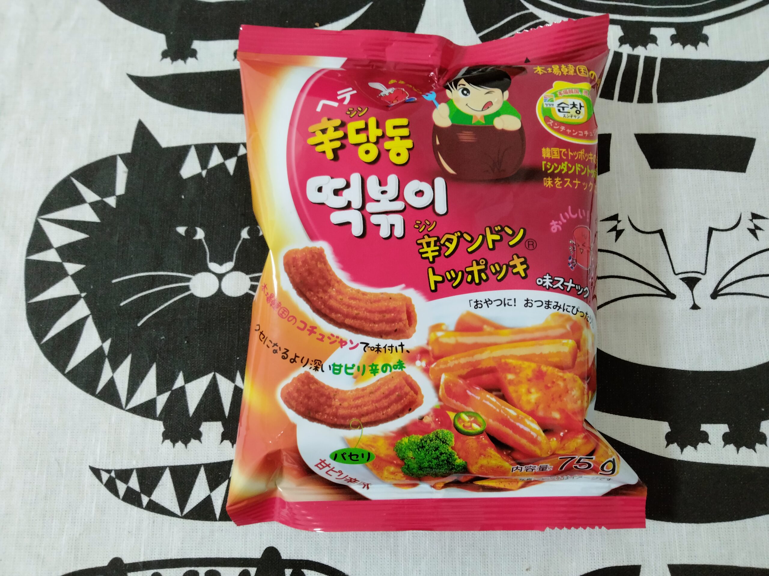 辛ダントントッポッキスナック Spicy Tteok-Bokki Snack ￥127