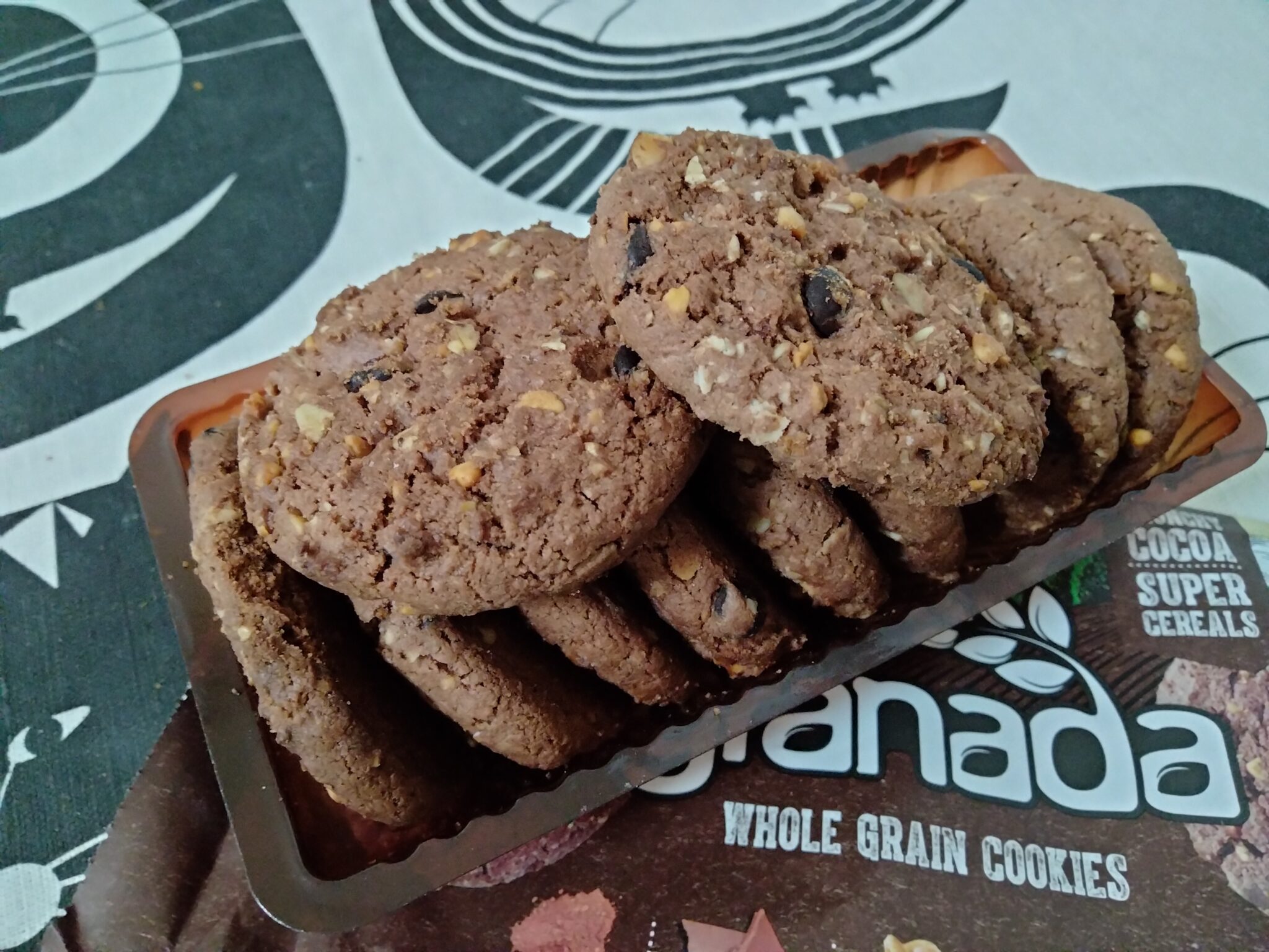 【スーパー】グラナダのクランチココア【Supermarket】Granada Whole Grain Cookies ベジねこ Veg Cat